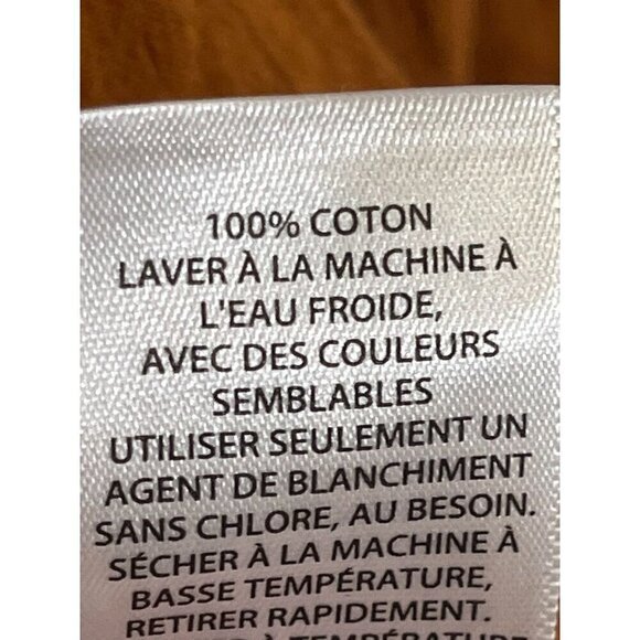 Retro Plaid Top 1x Orange Henley Fall Checks Boho Western Festive Holiday Chic - Picture 8 of 11